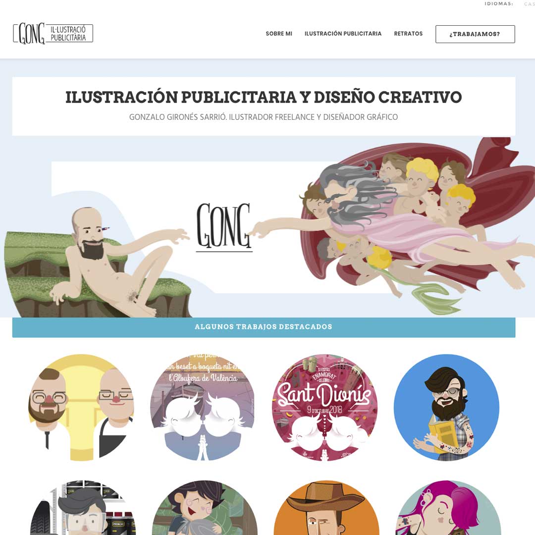 gongdisseny.com ilustracion publicitaria y diseño creativo